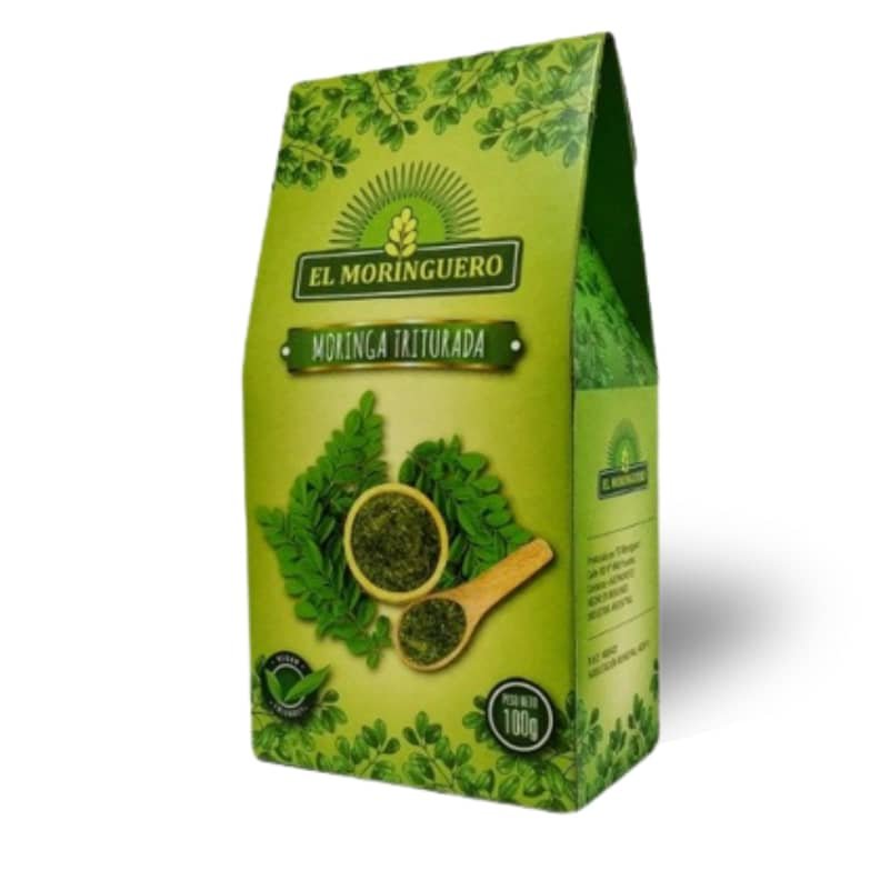 hojas de moringa triturada el moringuero distribuidora